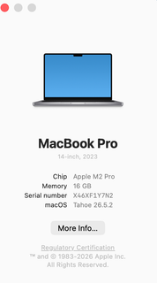 Apple MacBook Pro 2023 14-Inch M2 Pro 512GB SSD Space Gray Laptop