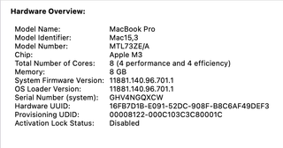 Apple MacBook Pro 2023 14-Inch M3 512GB SSD Space Gray Laptop