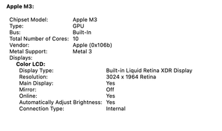 Apple MacBook Pro 2023 14-Inch M3 512GB SSD Space Gray Laptop
