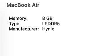 Apple MacBook Air 2022 13-inch M2 256GB SSD Midnight Laptop