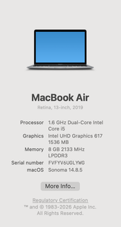 Apple MacBook Air 2019 13-inch Core i5 Laptop