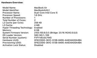 Apple MacBook Air 2019 13-inch Core i5 Laptop