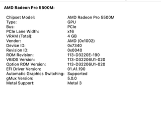 Apple MacBook Pro 2019 16-Inch Core i9 1TB SSD Laptop Silver