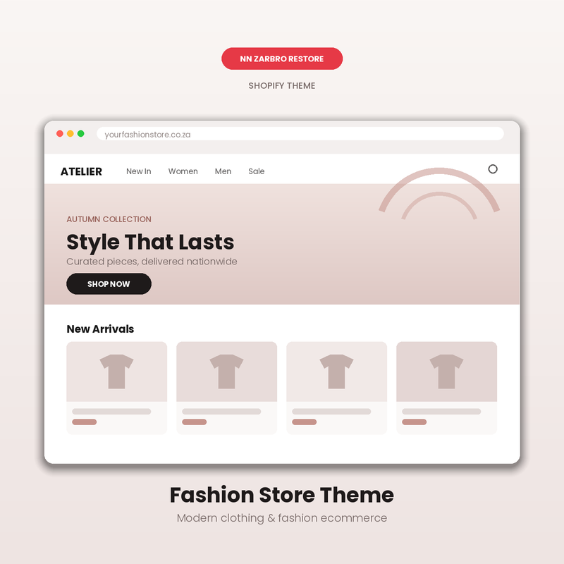 Shopify Fashion Store Theme – Modern Clothing & Fashion Ecommerce Design